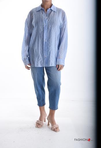 Striped long sleeve with collar Shirt with buttons - ph 5