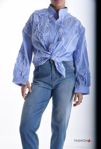 Cotton Shirt with bow - ph 1