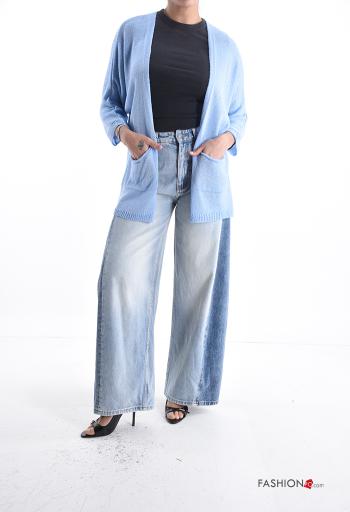 Cardigan maniche lunghe con tasche - ph 5
