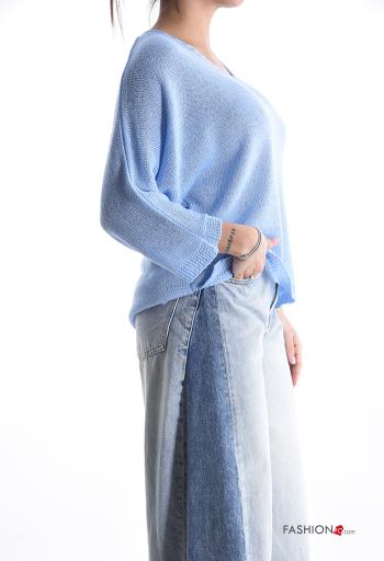 Maglione maniche lunghe scollo a V - ph 3