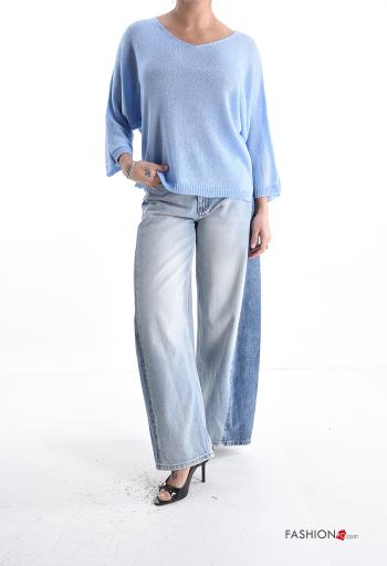 Maglione maniche lunghe scollo a V - ph 5