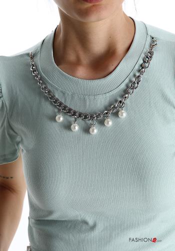 Top in Cotone con perle - ph 4