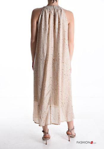 Abito in Cotone girocollo oversize senza maniche con fiocco - ph 2