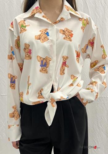 Patterned Shirt with knot - ph 1