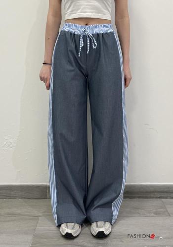 Trousers with pockets with elastic with bow - ph 1