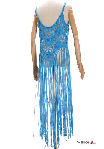 ärmellos Strandkleid mit Fransen - ph 2