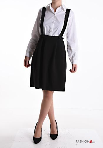 Skirt with suspenders