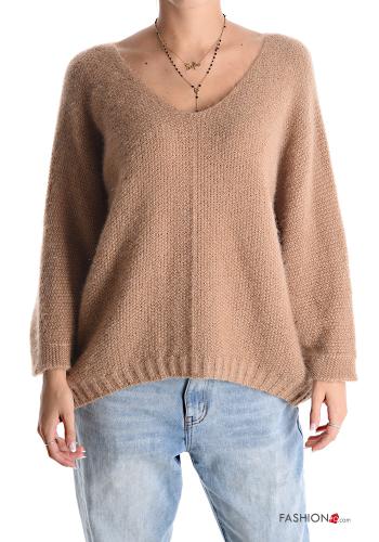 Strickpullover mit V-Ausschnitt - ph 1