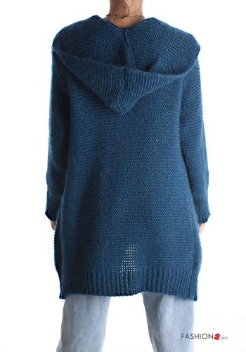 Cardigan with pockets with hood - ph 2