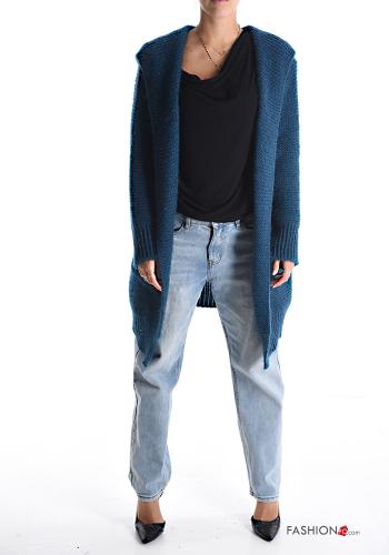 Cardigan with pockets with hood - ph 5