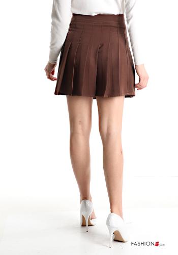 Minigonna plissé con zip - ph 2