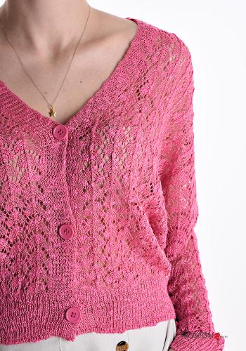 Cardigan con bottoni scollo a V - ph 4