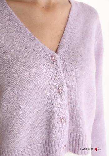 Wool Mix Cardigan with buttons - ph 4