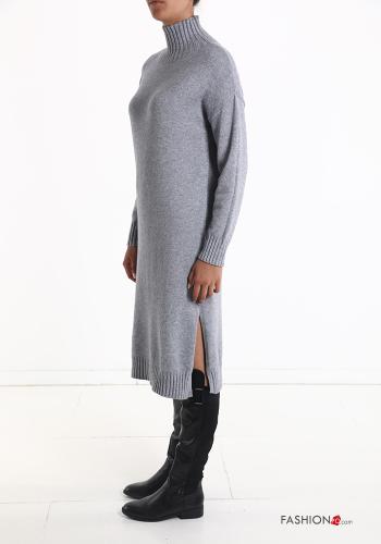 Vestido longo com gola subida - ph 3