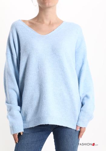 Maglione in Misto Lana scollo a V - ph 1