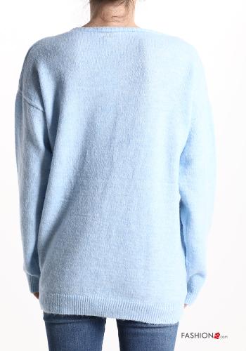 Maglione in Misto Lana scollo a V - ph 2