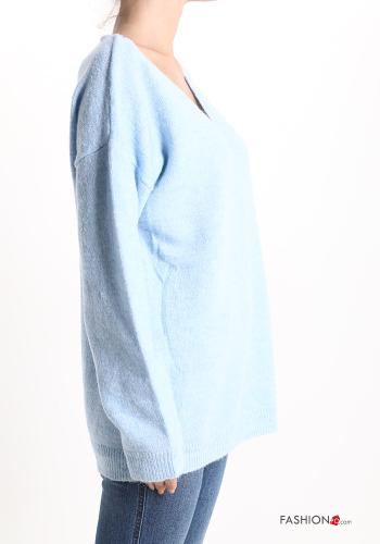 Maglione in Misto Lana scollo a V - ph 3