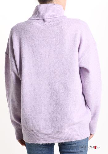 Maglione in Misto Lana a collo alto - ph 2