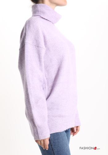 Maglione in Misto Lana a collo alto - ph 3