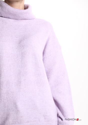 Maglione in Misto Lana a collo alto - ph 4