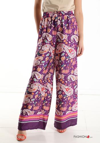 Jacquard print Trousers - ph 1