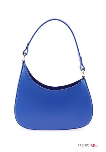 Borsa a spalla in Vera pelle con zip con tracolla - ph 3