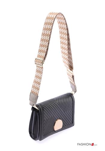 Hahnentritt Muster verstellbarer Schultergurt für Tasche aus Echtes Leder - ph 3