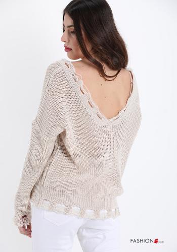 Maglione  scollo a V - ph 2