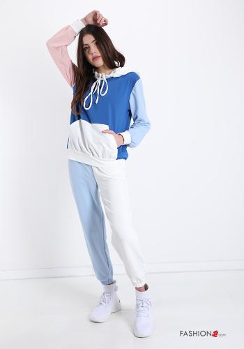 Sweatshirt aus Baumwolle mit Taschen mit Kapuze - ph 5