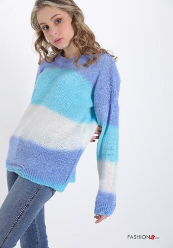 Pull en Mohair Imprimé à rayures - ph 3