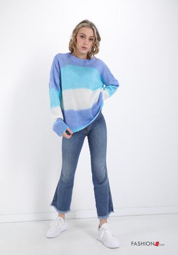 Pull en Mohair Imprimé à rayures - ph 5