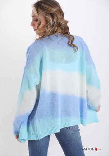 Gilet en Mohair Imprimé à rayures - ph 2
