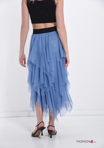 tulle Longuette Skirt with flounces - ph 2