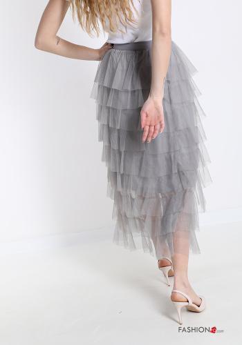 Jupe tulle Longuette à volants - ph 2