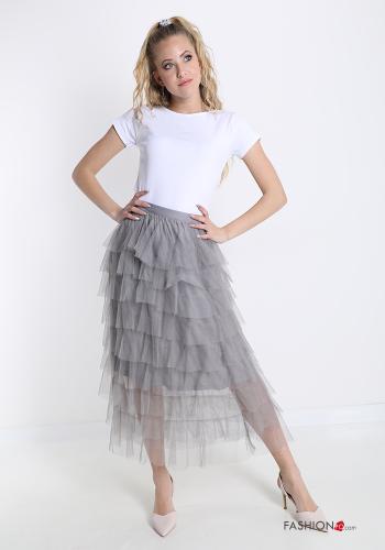 Jupe tulle Longuette à volants - ph 5
