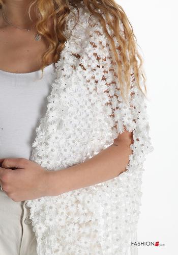 Strandkleid aus Baumwolle mit Fransen - ph 4