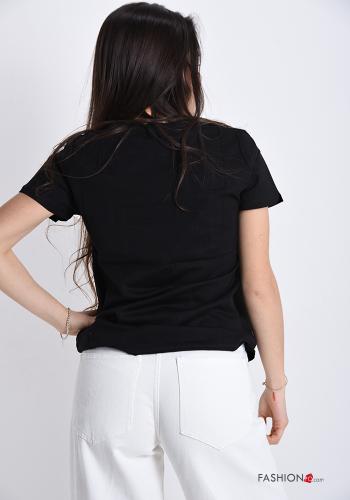 Patterned Cotton T-shirt - ph 2