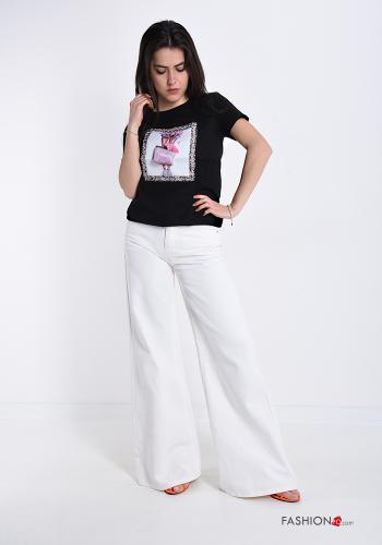 Patterned Cotton T-shirt - ph 5