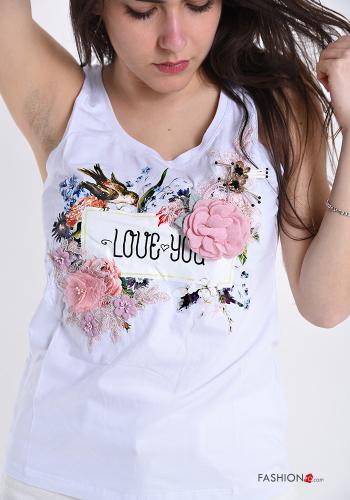 T-shirt in Cotone Fantasia stampata - ph 4