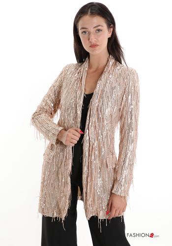 Blazer mit Pailletten mit Fransen - ph 1