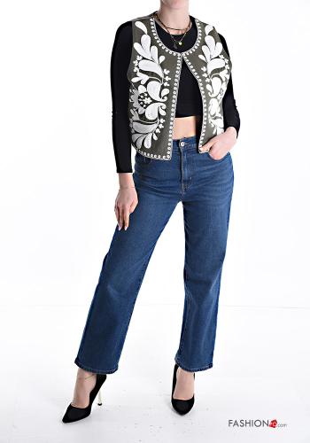 Embroidered Cotton Gilet - ph 5