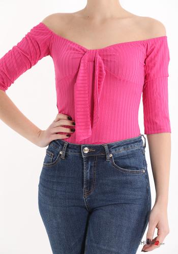 Body costine con fiocco