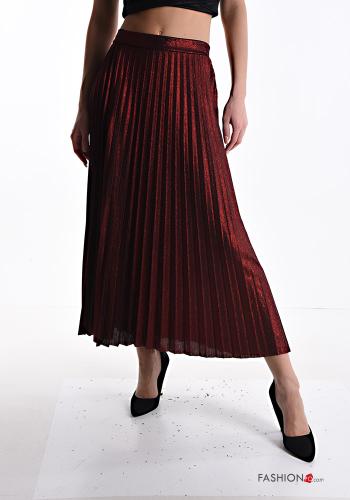 Jupe plissé Longuette lurex - ph 1