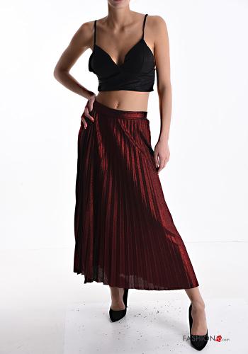 Jupe plissé Longuette lurex - ph 5
