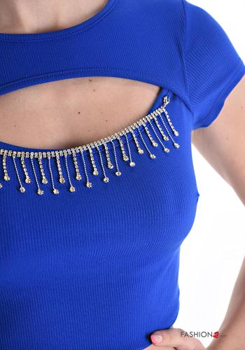 short sleeve Top with rhinestones - ph 4