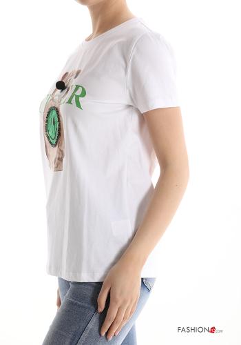 T-shirt in Cotone Fantasia stampata - ph 3