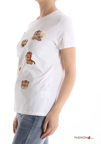 T-shirt in Cotone Fantasia stampata - ph 3