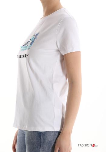 T-shirt in Cotone Fantasia stampata - ph 3