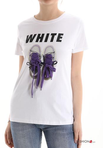 T-shirt in Cotone Fantasia stampata - ph 1