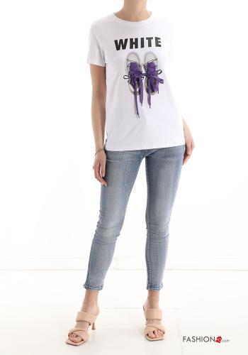 T-shirt in Cotone Fantasia stampata - ph 5